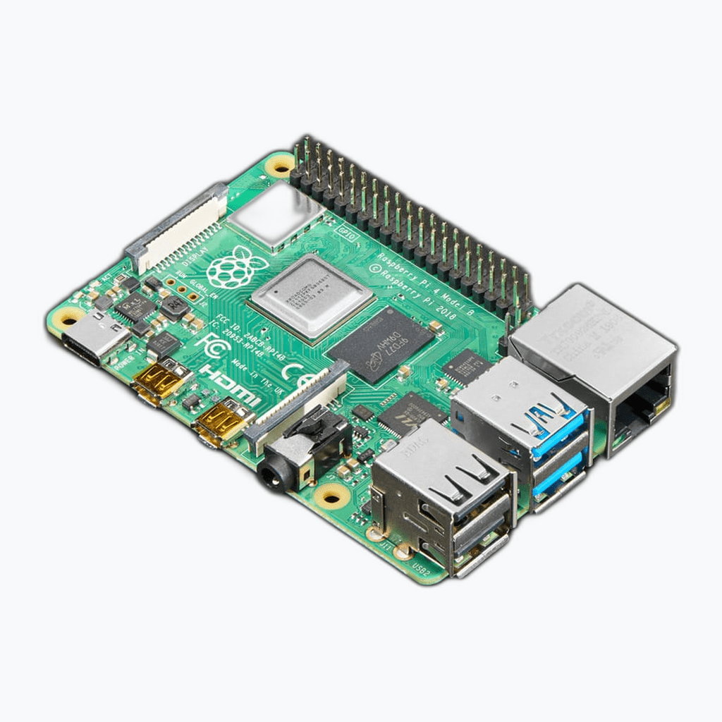 Raspberry Pi 4 Model B 2gb Angled View