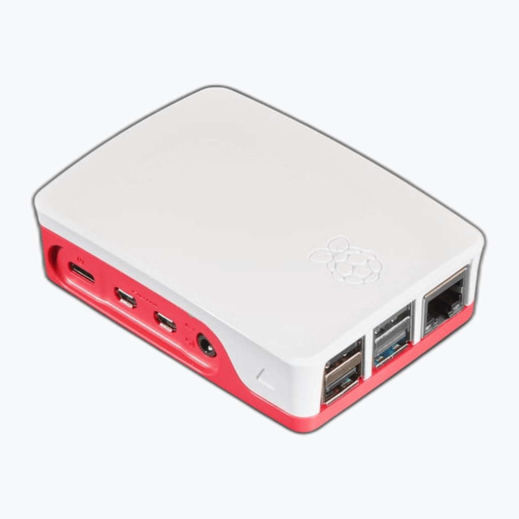 Official Raspberry Pi 4 Case Disassembled Pieces
